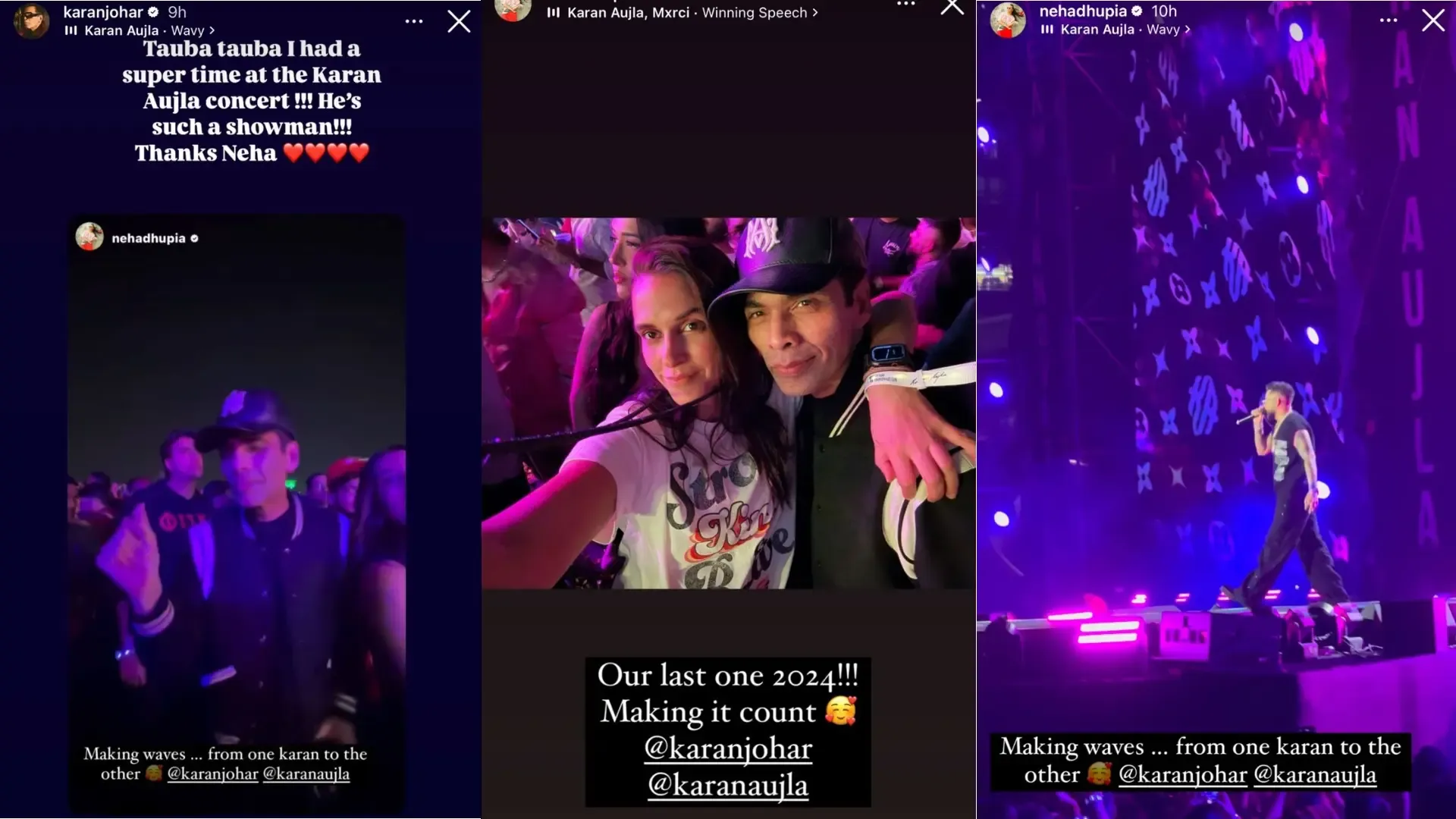 Karan Johar Enjoys an Incredible Experience at Karan Aujla’s Concert