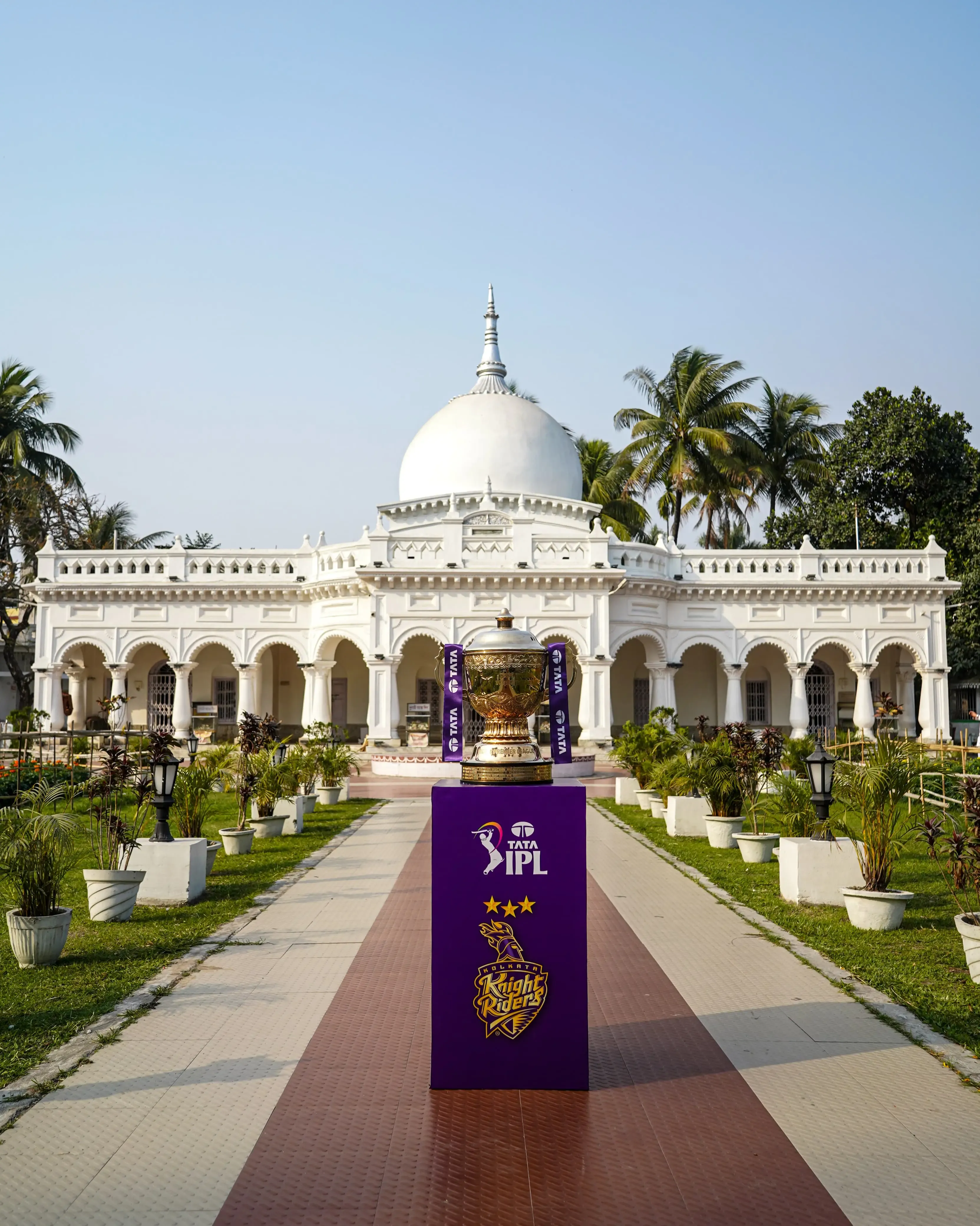 KKR's IPL 2024 Trophy Tour Arrives in Cooch Behar