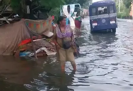What happened during Kolkata's rain fury?