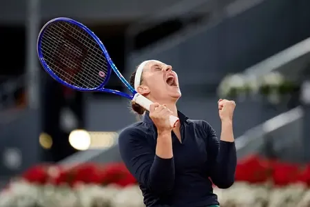Kostyuk's 10-match streak carries her to Madrid WTA 1000 semi-final