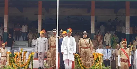 कोटा में जिला स्तरीय स्वतंत्रता दिवस समारोह, मंत्री मदन दिलावर ने किया ध्वजारोहण
