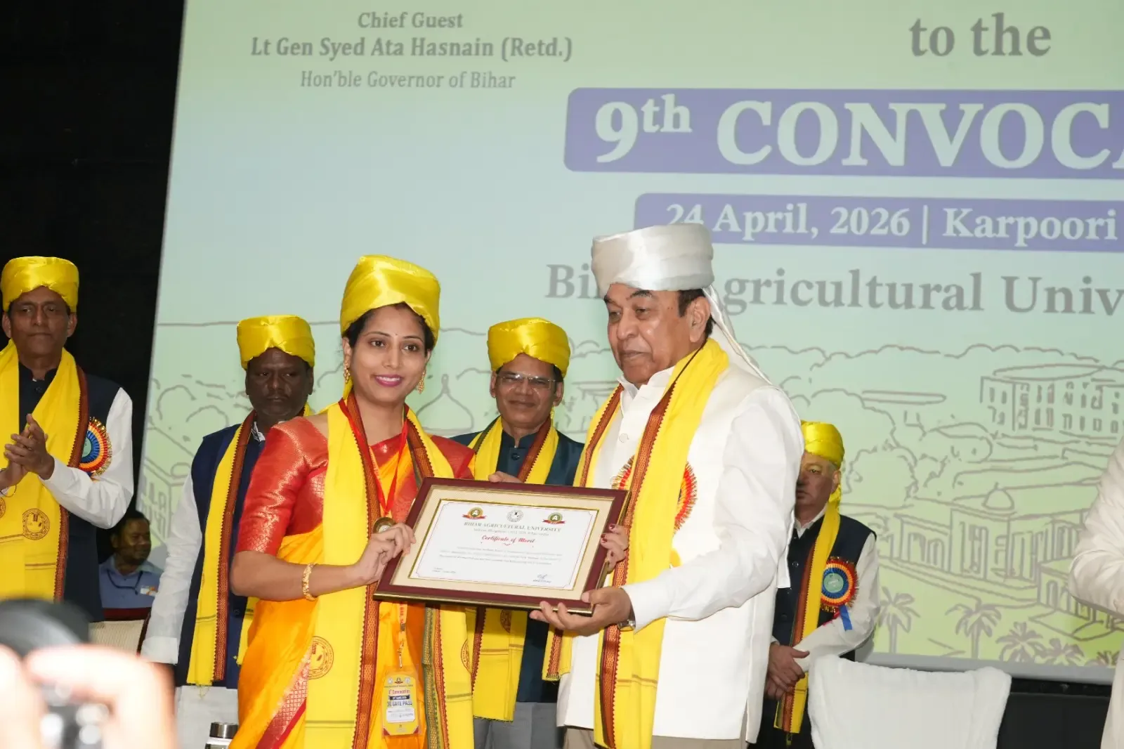 कृषि से बनेगा विकसित भारत: BAU दीक्षांत समारोह में राज्यपाल हसनैन का ऐतिहासिक संदेश