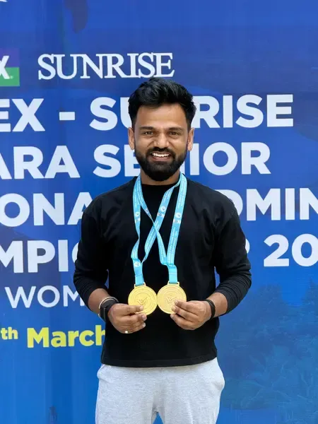 कृष्णा नागर ने 2026 की 7वीं सीनियर राष्ट्रीय पैरा बैडमिंटन चैंपियनशिप में जीते दो स्वर्ण पदक