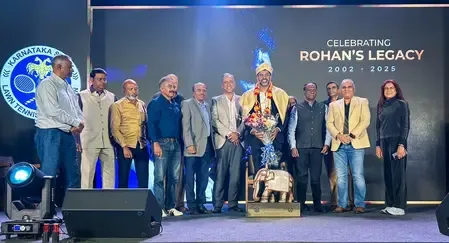 How Did KSLTA Celebrate Rohan Bopanna's Legacy in Bengaluru?