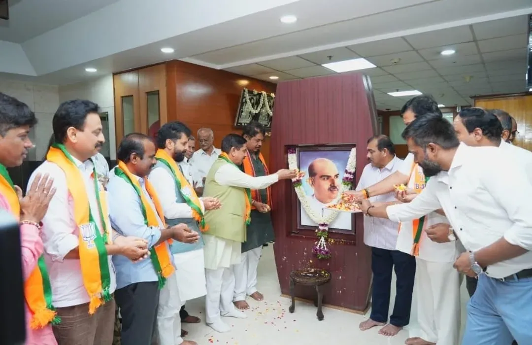 Karnataka BJP marks Syama Prasad Mookerjee's 125th birth anniversary in Bengaluru