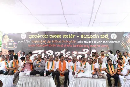 Karnataka BJP protests Aland riot case withdrawal, threatens statewide agitation