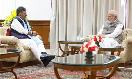 Karnataka CM Shivakumar meets PM Modi, seeks Centre's support for infra and investment