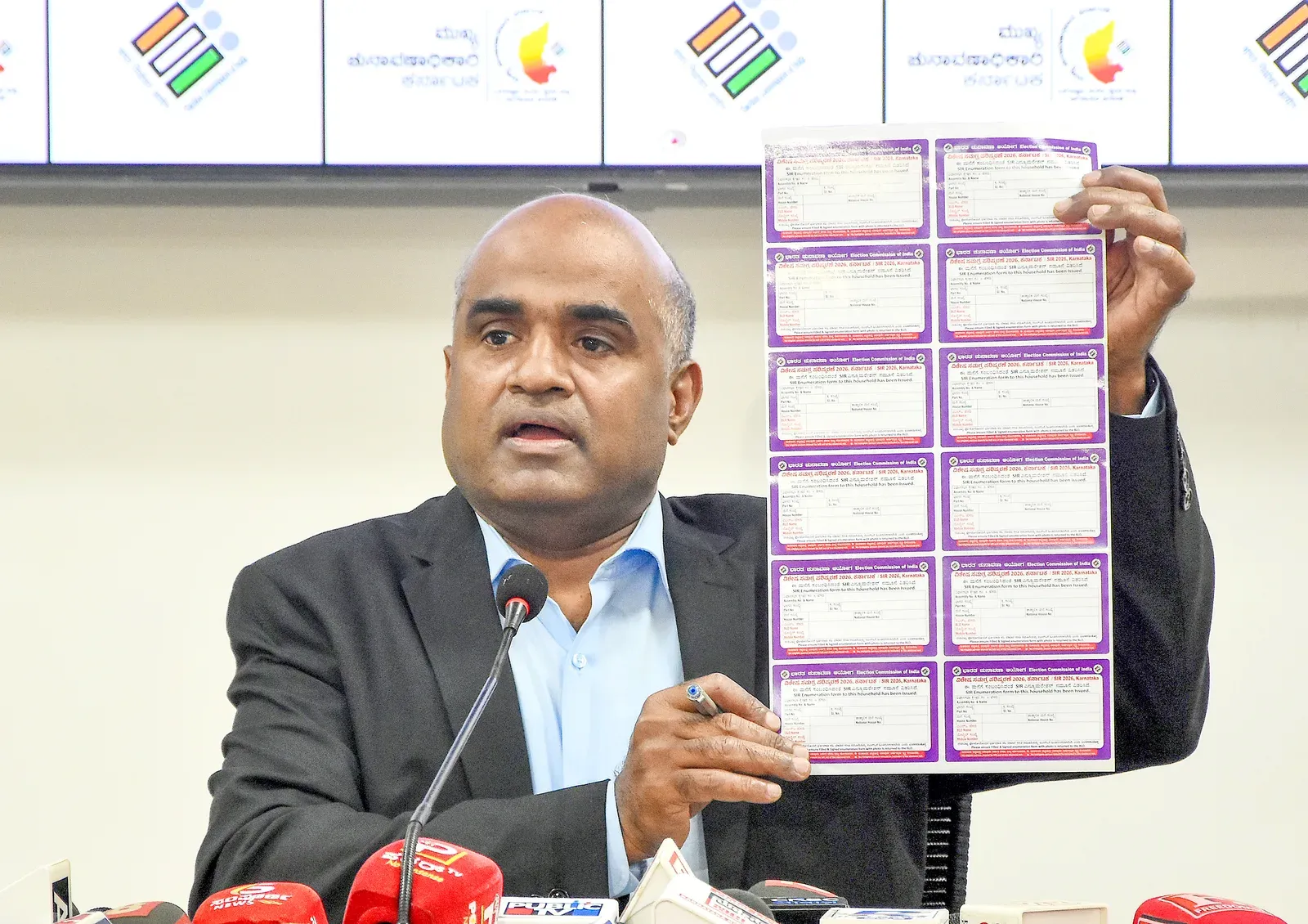 Karnataka SIR: 89% enumeration forms distributed, 3.36 lakh electors flagged for removal