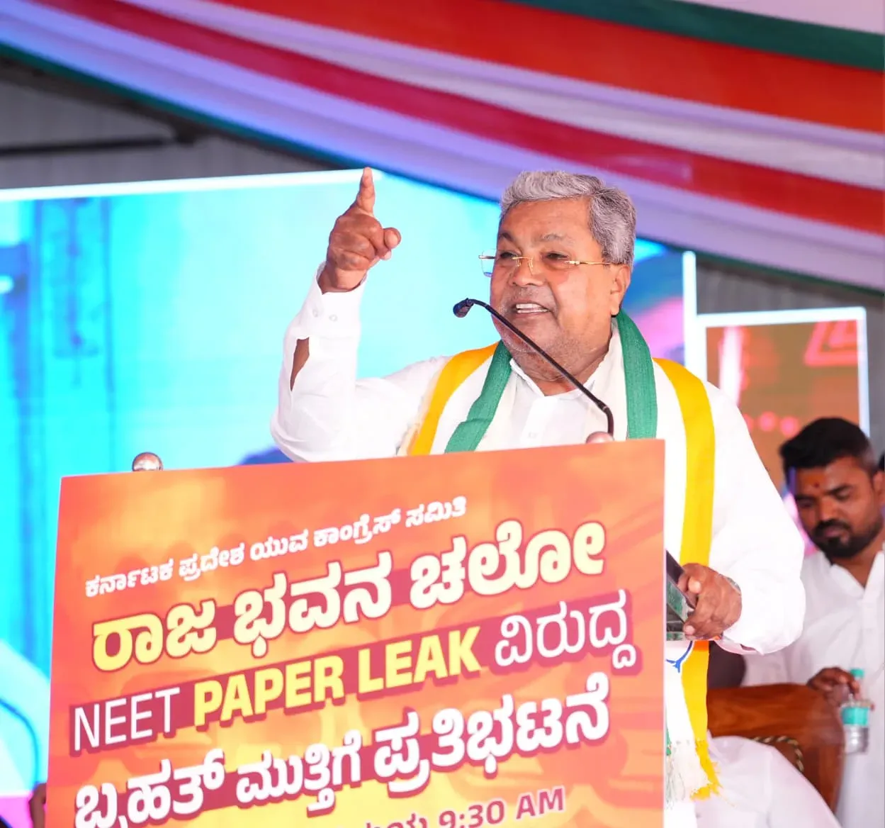 NEET UG-2026 leaks: Siddaramaiah joins protest, demands Pradhan's resignation