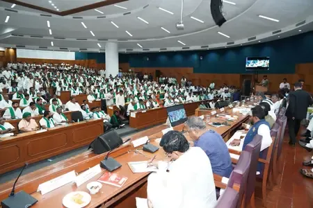Karnataka CM Shivakumar in Belagavi for sugarcane talks; urges farmers to allow crushing