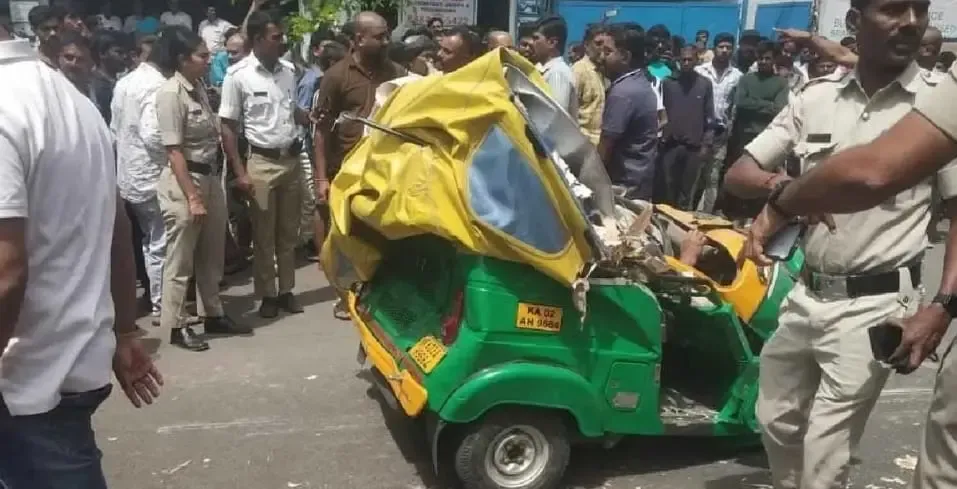 Karnataka: RTC Buses Crush Auto-Rickshaw in Bengaluru, Two Lives Lost