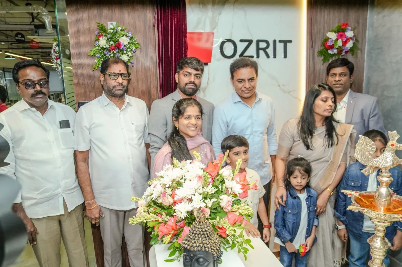 KTR inaugurates Ozrit's new Gachibowli facility