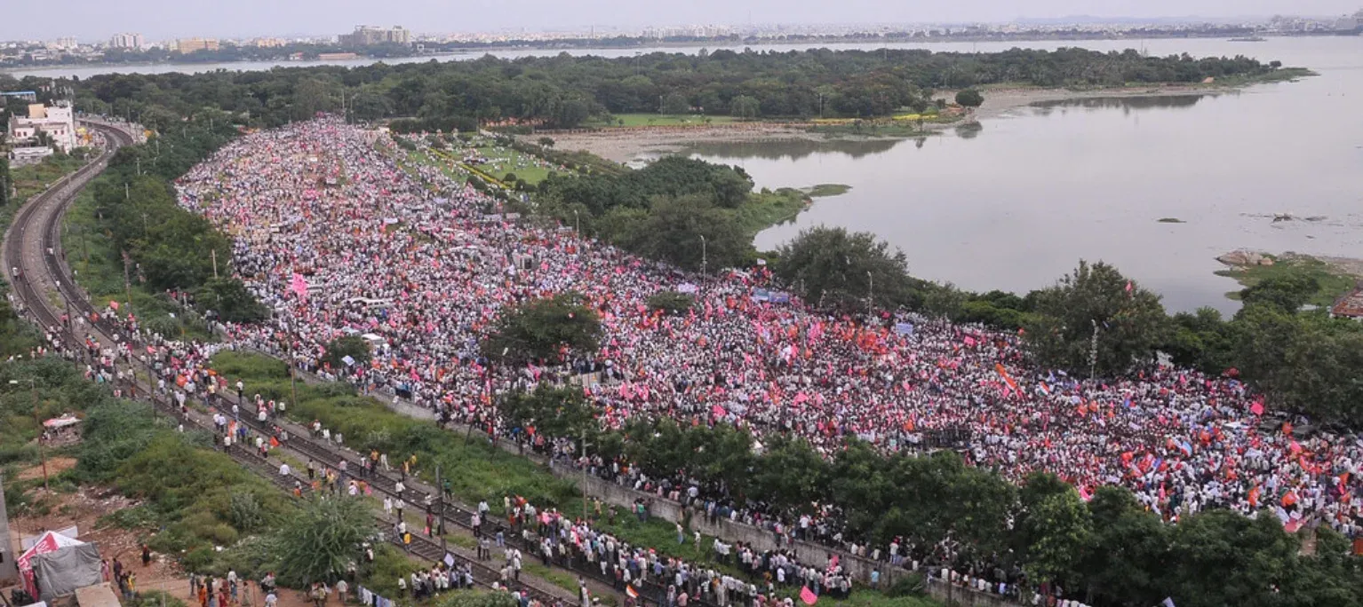 KTR marks 14 years of Sagaraharam, Telangana's defining rally