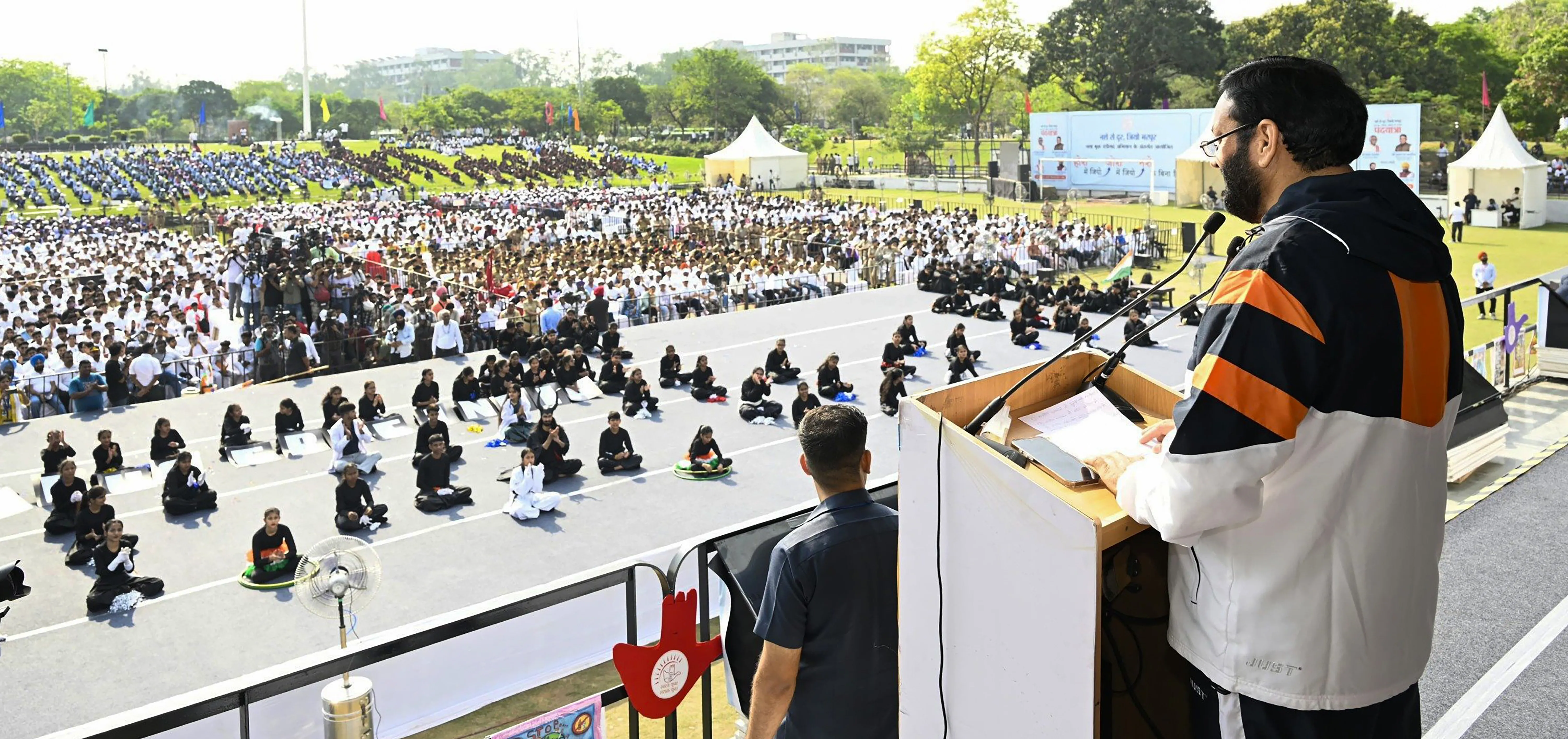 How Did Haryana CM Lead One Lakh in Yoga on Lord Krishna's Land?