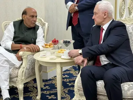 Rajnath Singh meets Russia, China, Belarus defence chiefs at SCO Bishkek meet