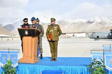 Did L-G Launch a Project to Enhance Civil Aviation at Leh IAF Station?