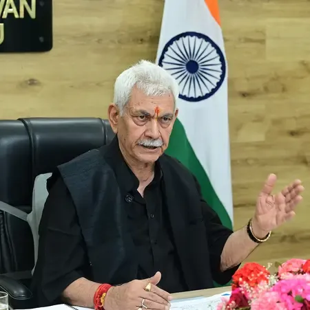 L-G Manoj Sinha Initiates Major Action Against Drug Trafficking in J&K