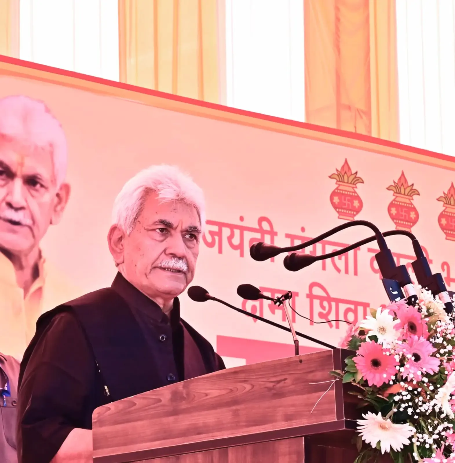 L-G Manoj Sinha lays foundation stone of ₹4.5 crore Mata Lalleshwari Heritage Centre in Jammu