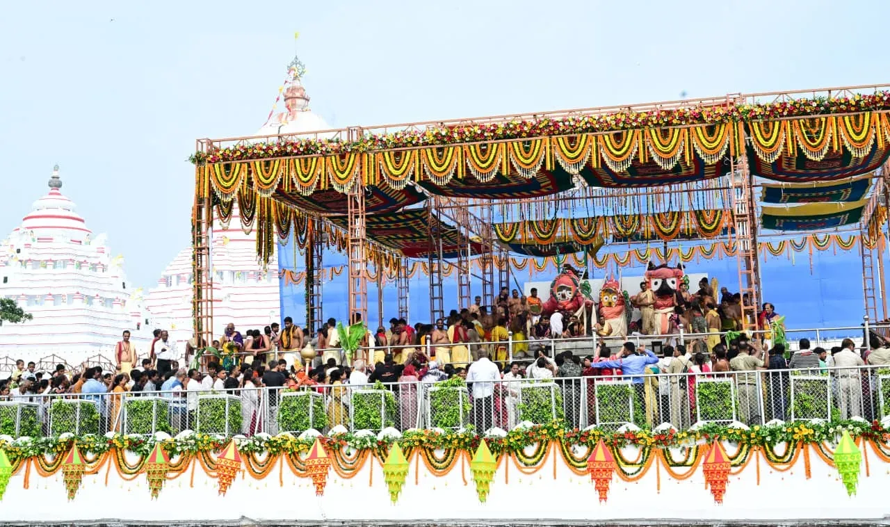Snana Yatra 2025: Lakhs gather in Puri for Lord Jagannath's ritual bath