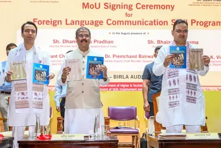 Rajasthan signs MoUs with EFLU, NSDC for foreign language skills push