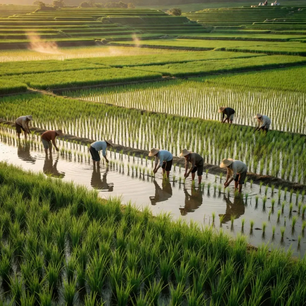 Alibaba executives join Jack Ma in rice-planting event amid AI push