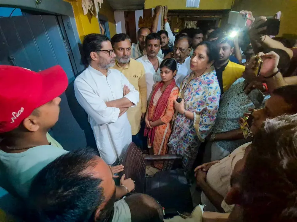 Ashok Dham stampede: Prashant Kishor visits Lakhisarai, demands officer accountability