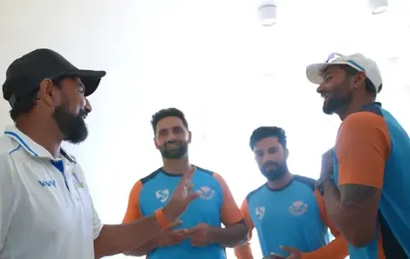 What Advice Did Shami Give to J&K Bowlers for Their Ranji Trophy Final?