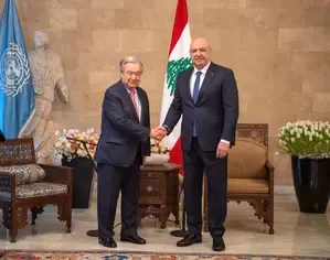 Lebanese President denounces attack on UN convoy