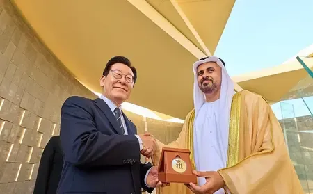 Lee expresses hope to expand cooperation with UAE in AI, renewable energy