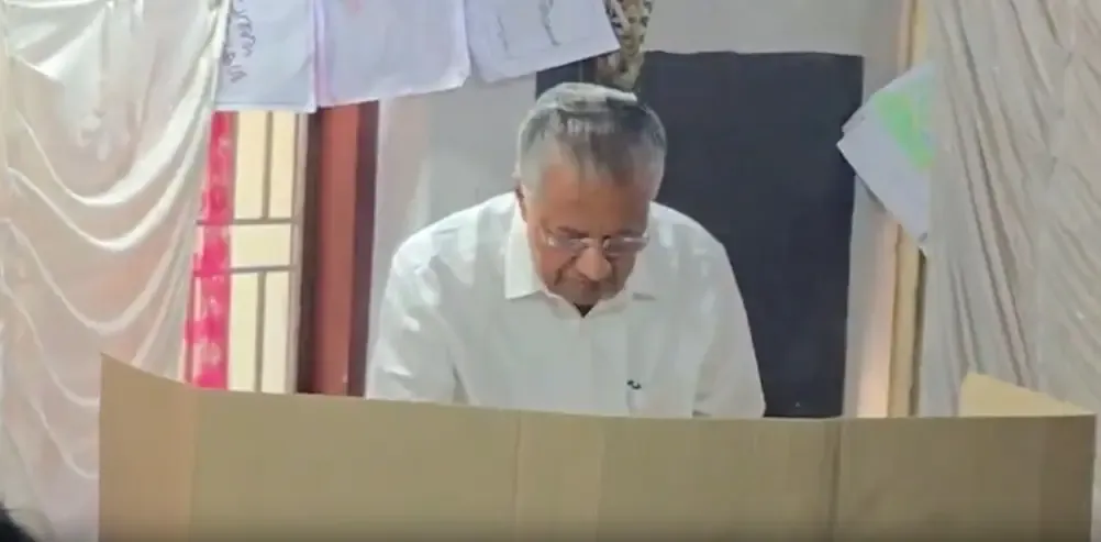 Is the Left Poised for a Historic Victory? CM Vijayan After Voting in the Second Phase of Local Body Polls