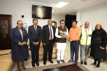 लेसेथो पहुंचे विदेश राज्य मंत्री मार्गेरिटा, हुआ भव्य स्वागत 