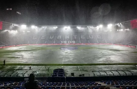 Levante vs Athletic Club La Liga match postponed after Valencia storm floods pitch