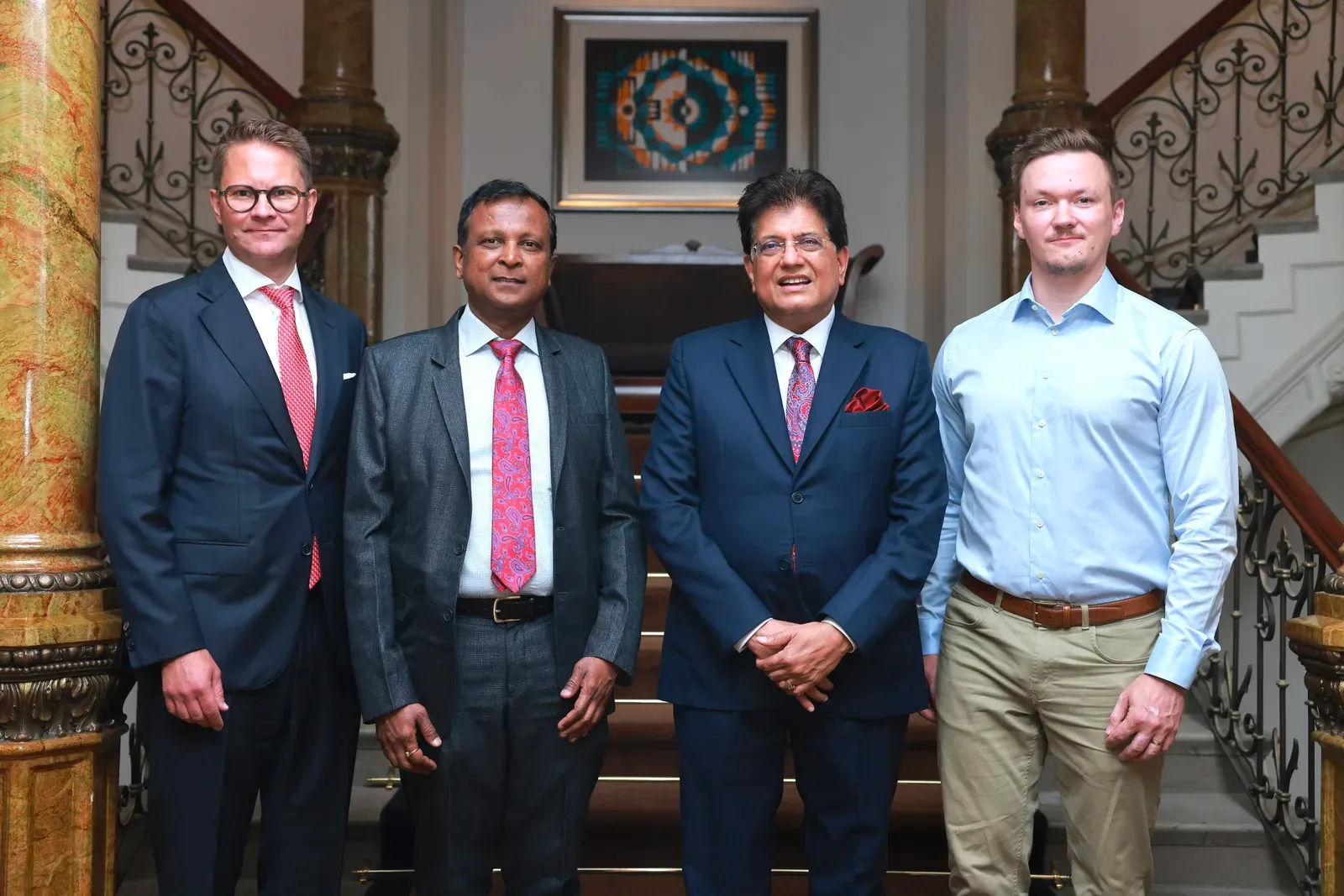 Piyush Goyal pitches Make in India to Nokia, KONE in Helsinki