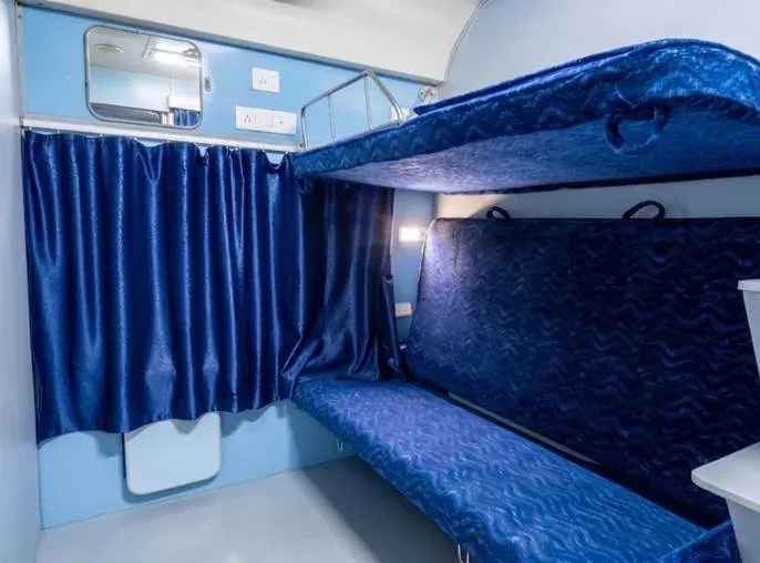 India's first LHB rake for Bangladesh: prayer room, baby care, roof-travel design