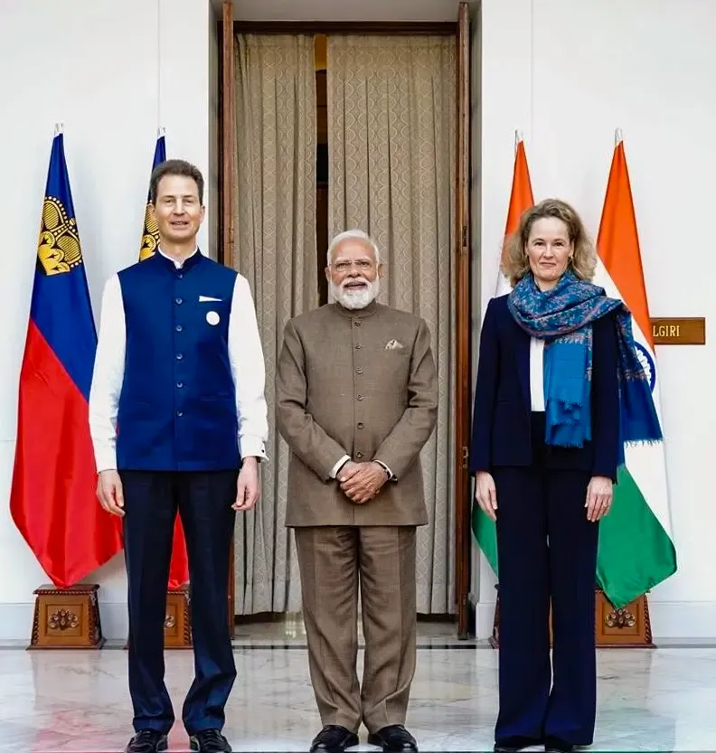 Liechtenstein's Prince Alois arrives in India for 4-day State visit