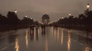 Gentle Rainfall Blesses Delhi-NCR, Lowers Temperature, Enhances Air Quality