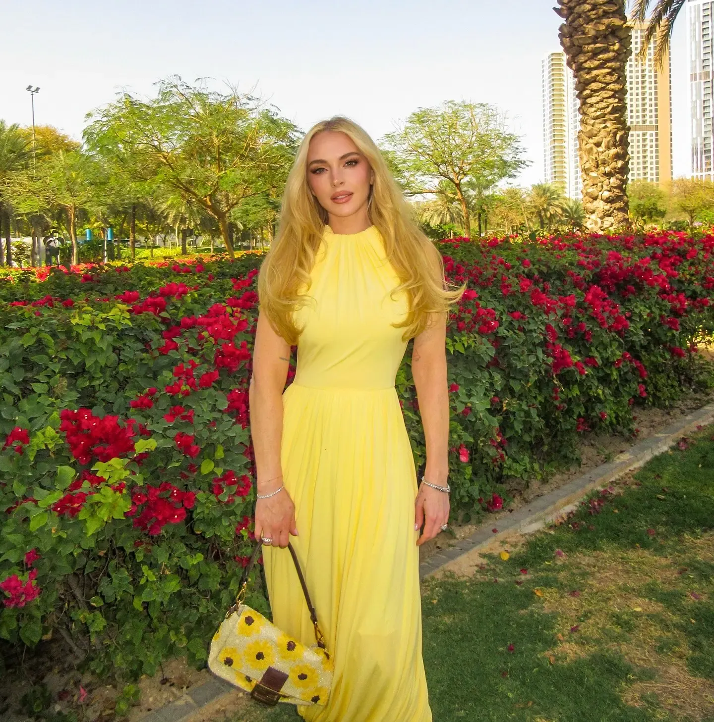 Lindsay Lohan Assures Fans of Family's Safety in Dubai Amid Tensions