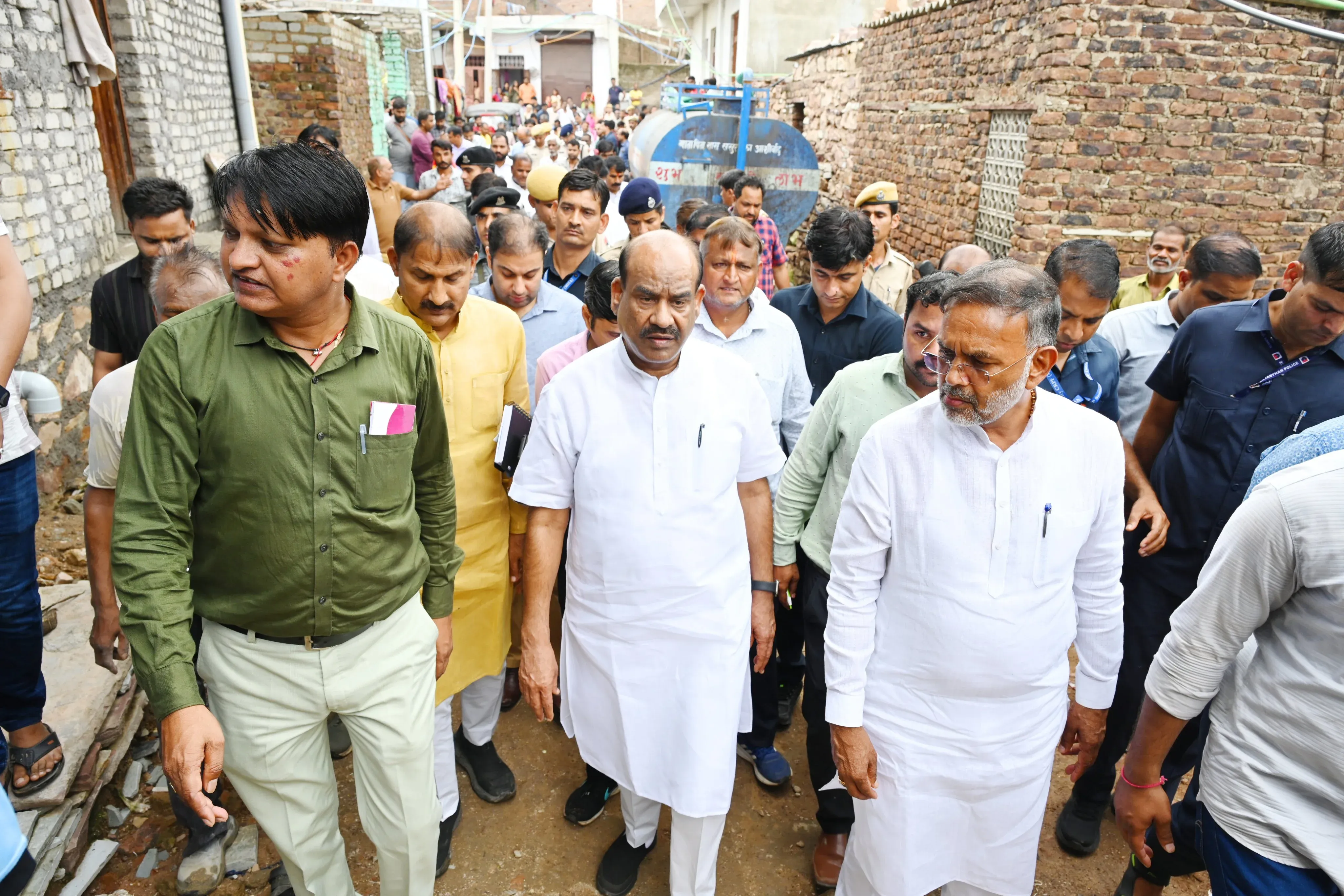 What Did Lok Sabha Speaker Om Birla Find During His Inspection of Rain-affected Areas in Kota?