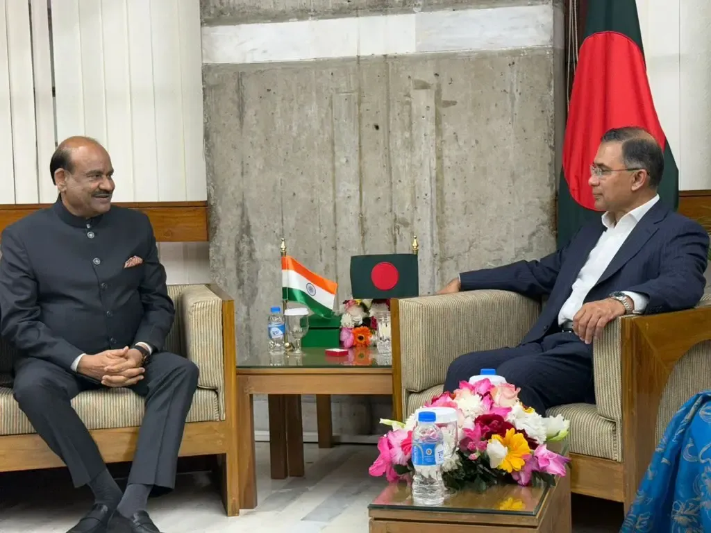 Did Lok Sabha Speaker Om Birla Meet New Bangladesh PM Tarique Rahman?