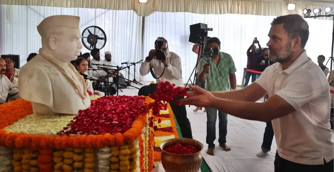 LoP Rahul Gandhi and Congress Leaders Honor Babu Jagjivan Ram on Samta Diwas