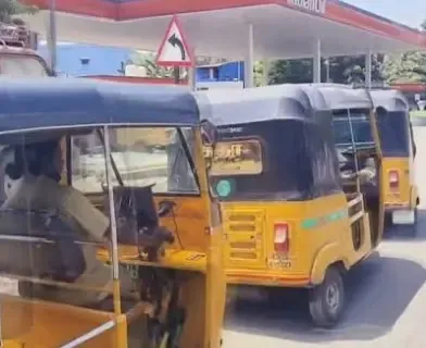 Fuel Crisis in Chennai: Auto-Rickshaws Struggle Amid LPG and CNG Shortages