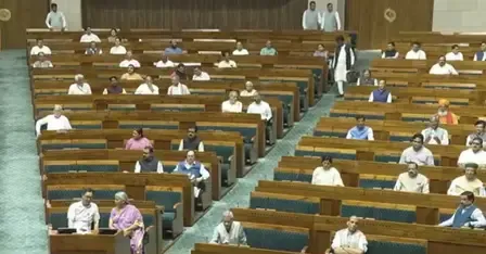 Why Was the LS Adjourned Amid Opposition Chaos After Paying Respects to Satypal Malik and Remembering the 'Quit India' Heroes?