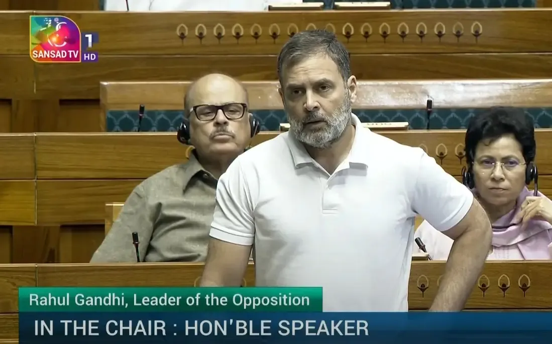 LS: LoP Rahul questions govt on US tariffs; Chinese 'encroachment' of Indian territory