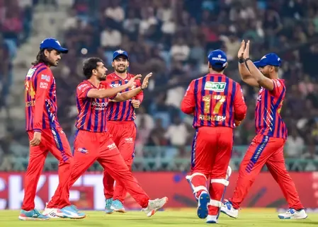 लखनऊ सुपर जायंट्स ने आरसीबी को 9 रन से हराया, पहली बल्लेबाजी में 56.75%25 जीत का रिकॉर्ड