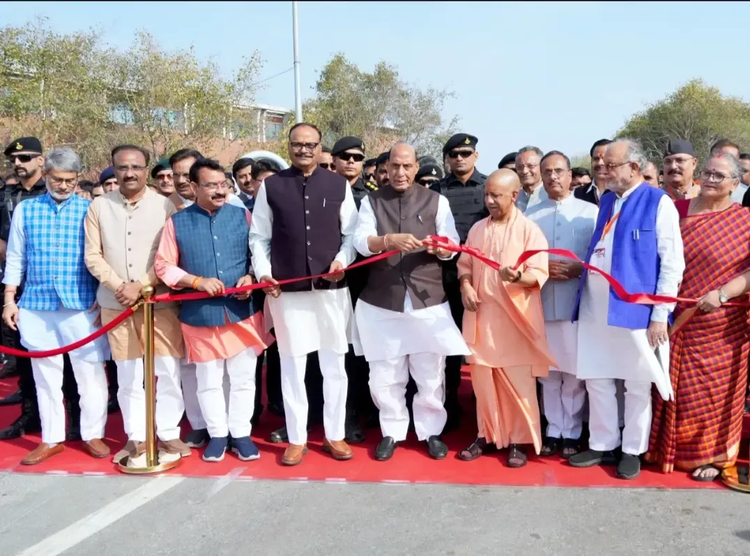 राजनाथ सिंह ने लखनऊ में ग्रीन कॉरिडोर परियोजना का उद्घाटन किया, सुरक्षा व्यवस्था में योगदान