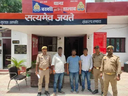 लखनऊ में ₹5 लाख की सशस्त्र लूट: BKT पुलिस ने तीन प्रॉपर्टी डीलर आरोपियों को दबोचा