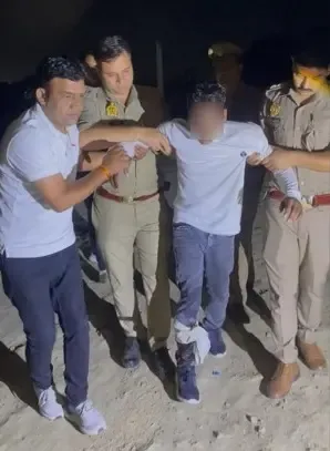 लखनऊ के कृष्णानगर में पुलिस और बदमाश के बीच मुठभेड़, 25 हजार का इनामी गिरफ्तार