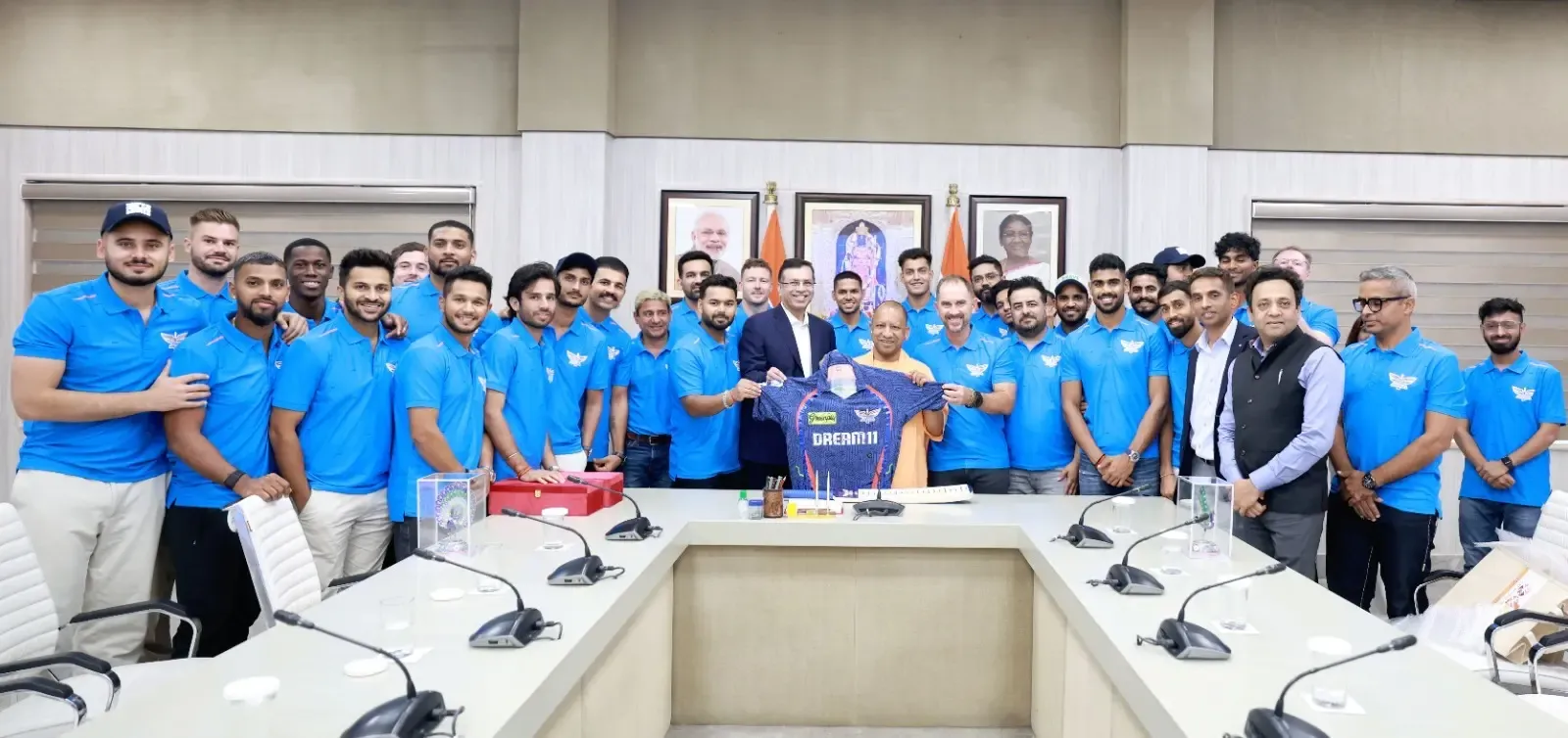 Lucknow Super Giants Meet UP Chief Minister Yogi Adityanath