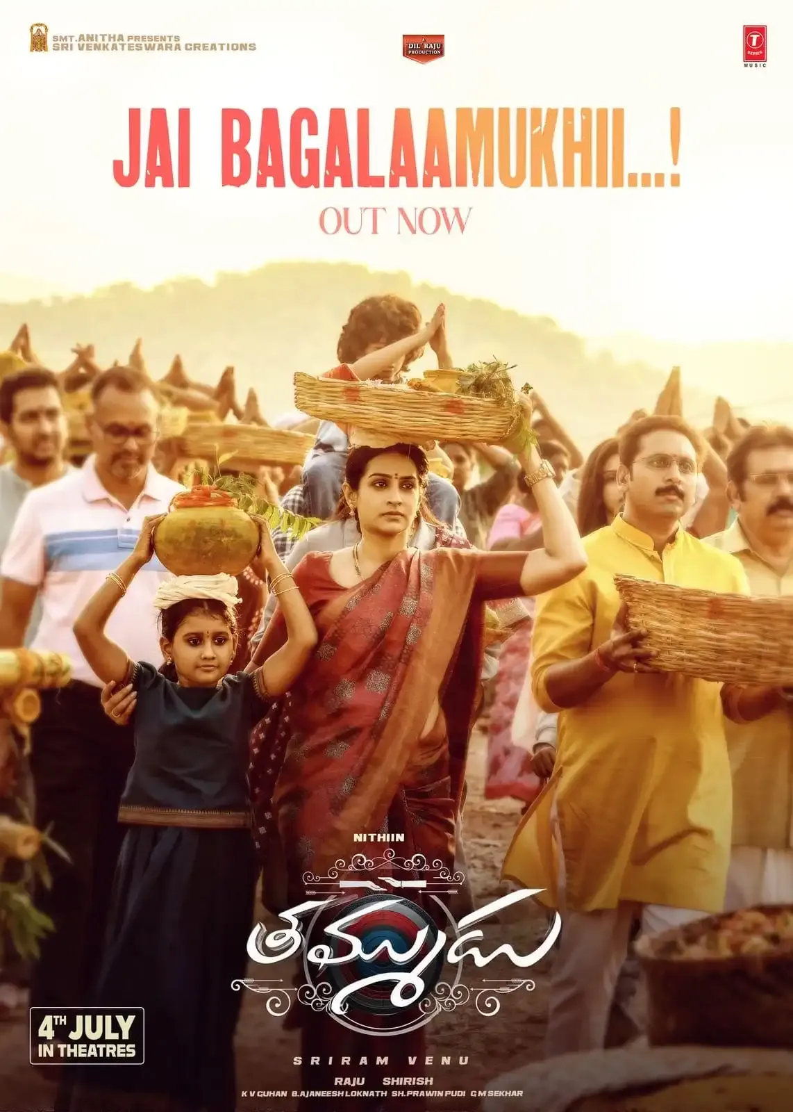 What Is the Significance of the Lyrical Video 'Jai Bagalaamukhii' from Nithiin's 'Thammudu'?