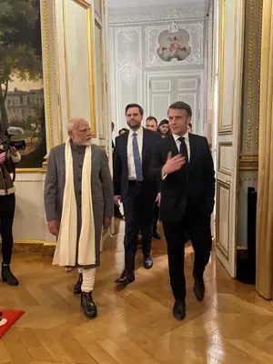 Macron's Dinner in Paris Unites PM Modi and US VP Vance